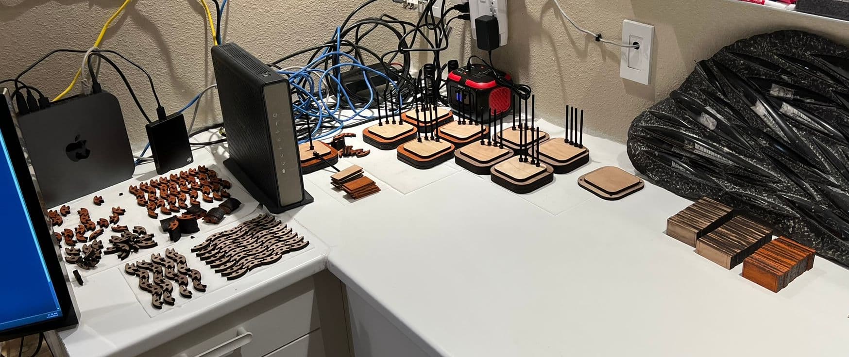 What I thought were all the pieces laid out. pieces